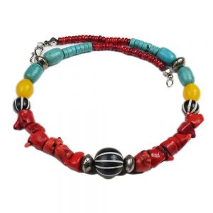 Halskette Afrikanische Farben von esperlt