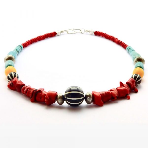 Halskette Afrikanische Farben von esperlt