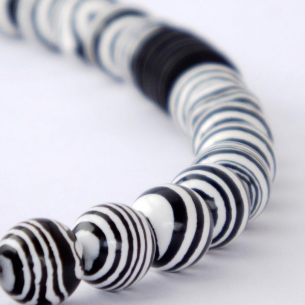 Halskette Zebra Jaspis von esperlt - Detail