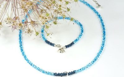 Schmuckset Farfalle Türkis