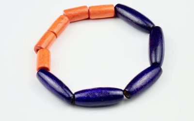 Armband PUR Lila-Orange