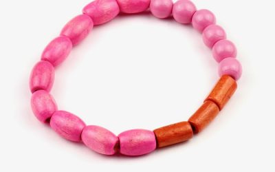 Armband PUR Rosa-Orange