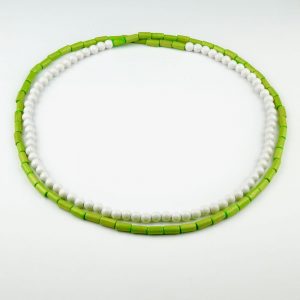 Halskette PUR Grün-Weiß - esperlt