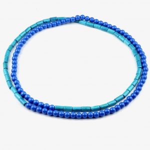 Halskette PUR Mittelblau-Türkis - esperlt