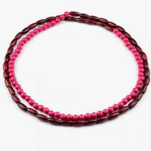 Halskette PUR Pink-Braun - esperlt