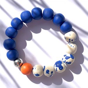 Armband Blaue Sprenkel - esperlt