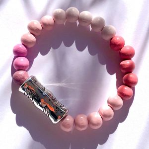 Armband | Holzperlen Rosatöne