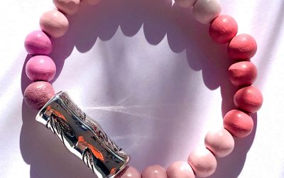 Armband | Holzperlen Rosatöne