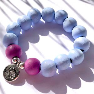 Armband | Lotus Hellblau-Lila