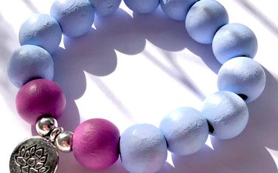 Armband | Lotus Hellblau-Lila