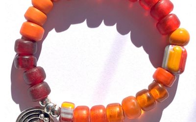 Armband | Spirale Orange