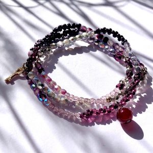 Wickelarmband | Beerentöne - esperlt