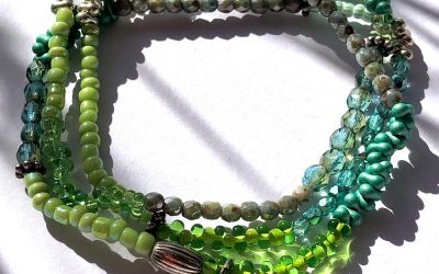 Wickelarmband | Grüntöne