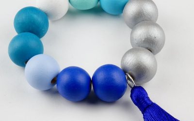 Armband | Blau-Silber