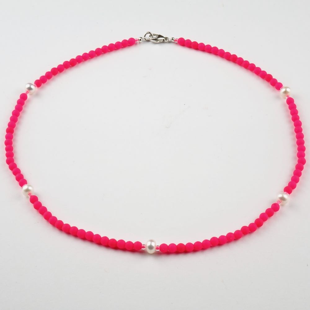 Halskette NEON Pink - esperlt