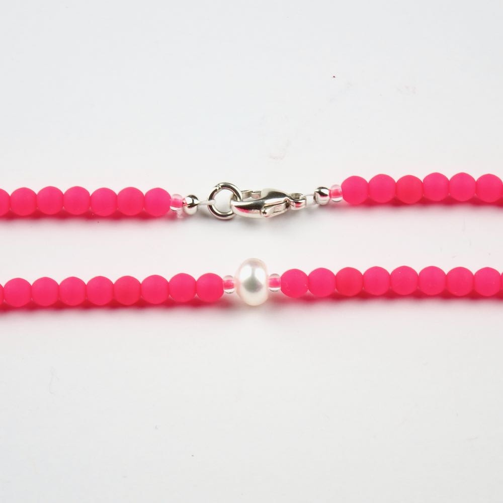 Halskette | NEON Pink – Bild 2