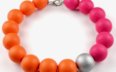 Halskette | Pink-Orange
