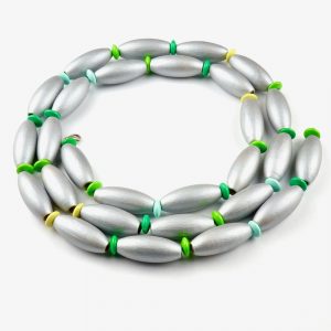 Halskette Silber-Grün - esperlt